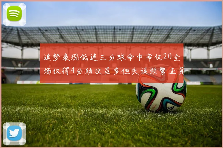 追梦表现低迷三分球命中率仅20全场仅得4分助攻虽多但失误频繁正负值惨淡